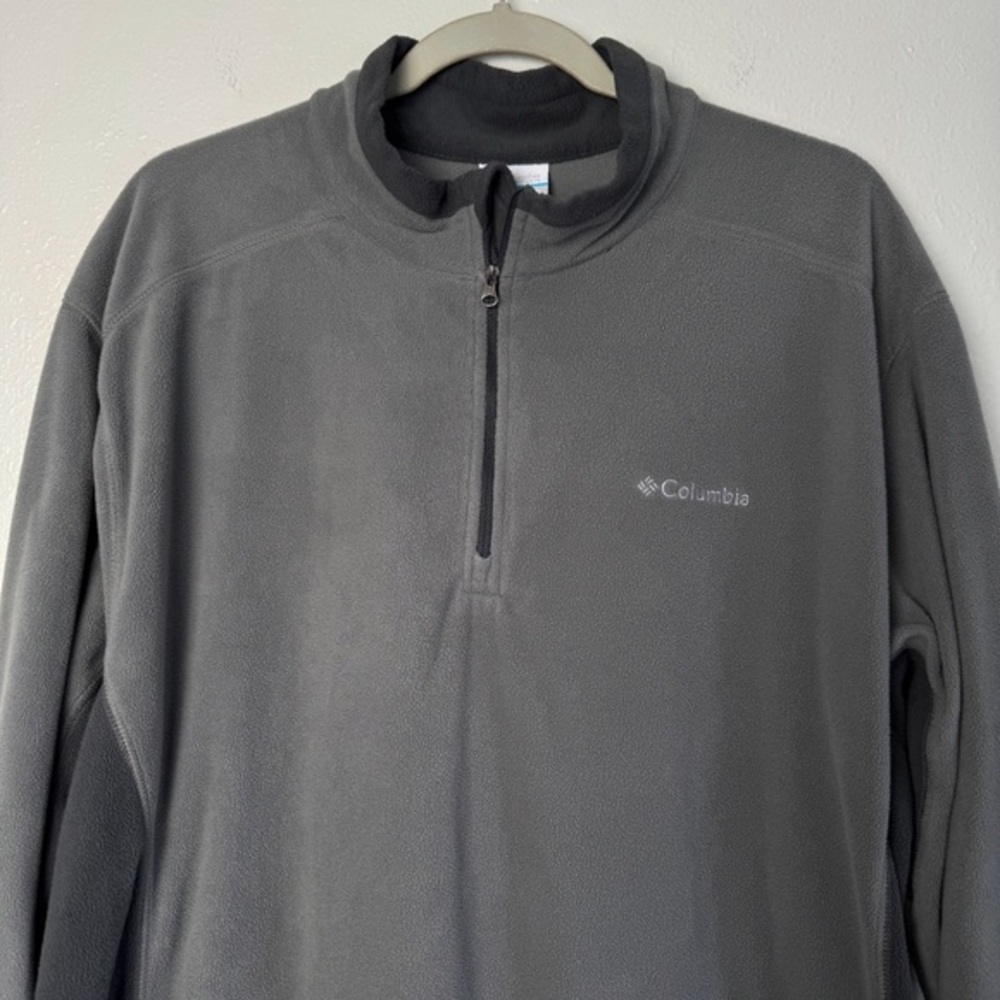 Columbia Klamath Range half zip light weight fleece pullover jacket XXL - Picture 4 of 10